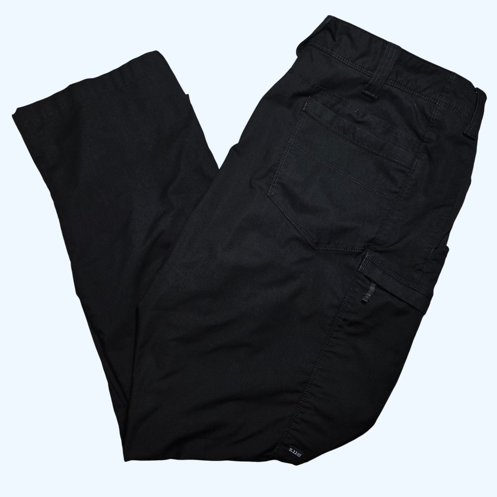 5.11 Tactical Apex Pants Mens 42x32 Black Cargo Work Utility FLAW 74434-019 READ